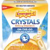 Emergen-C Crystals. On-the-Go Emergen-C Immune Support Supplement with Vitamin C. B Vitamins. Zinc and Manganese. Orange Vitality - 56 Stick Packs